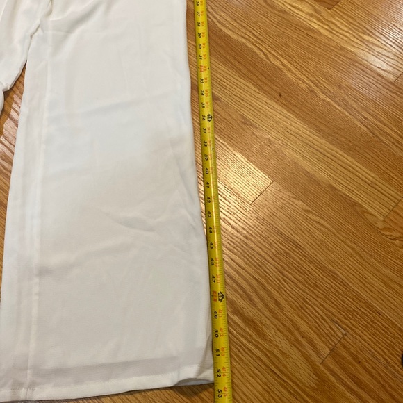 New Vici Crystal Clear white supreme Jumpsuit - Picture 4 of 10